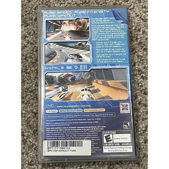 Wipeout Pure Sony PSP Greatest Hits CIB Complete With Manual Tested playstation - Picture 2 of 4